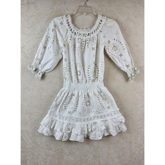 Temptation Positano Women's Eyelet Embroidered Blouse Top Size XS - Picture 1 of 5